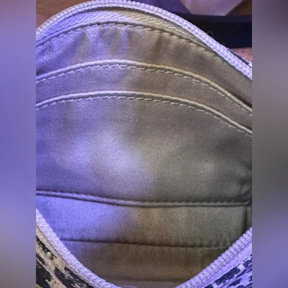 Coach Leather Leopard and Red Wristlet - Picture 3 of 8